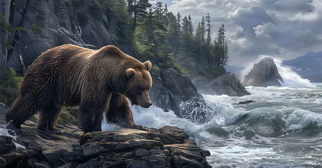 skinned bear